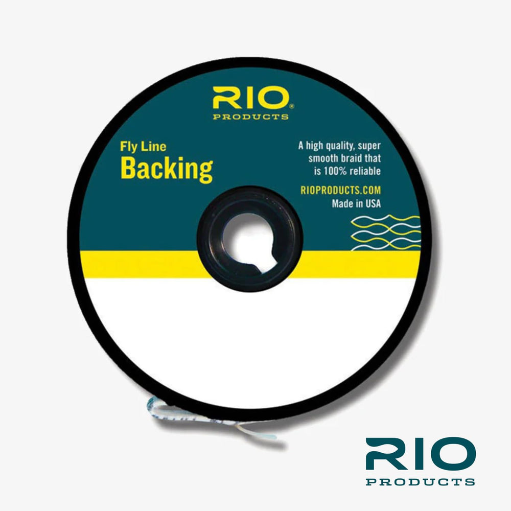 RIO fly line backing multi-color visibility shows every ten meters for precise casting