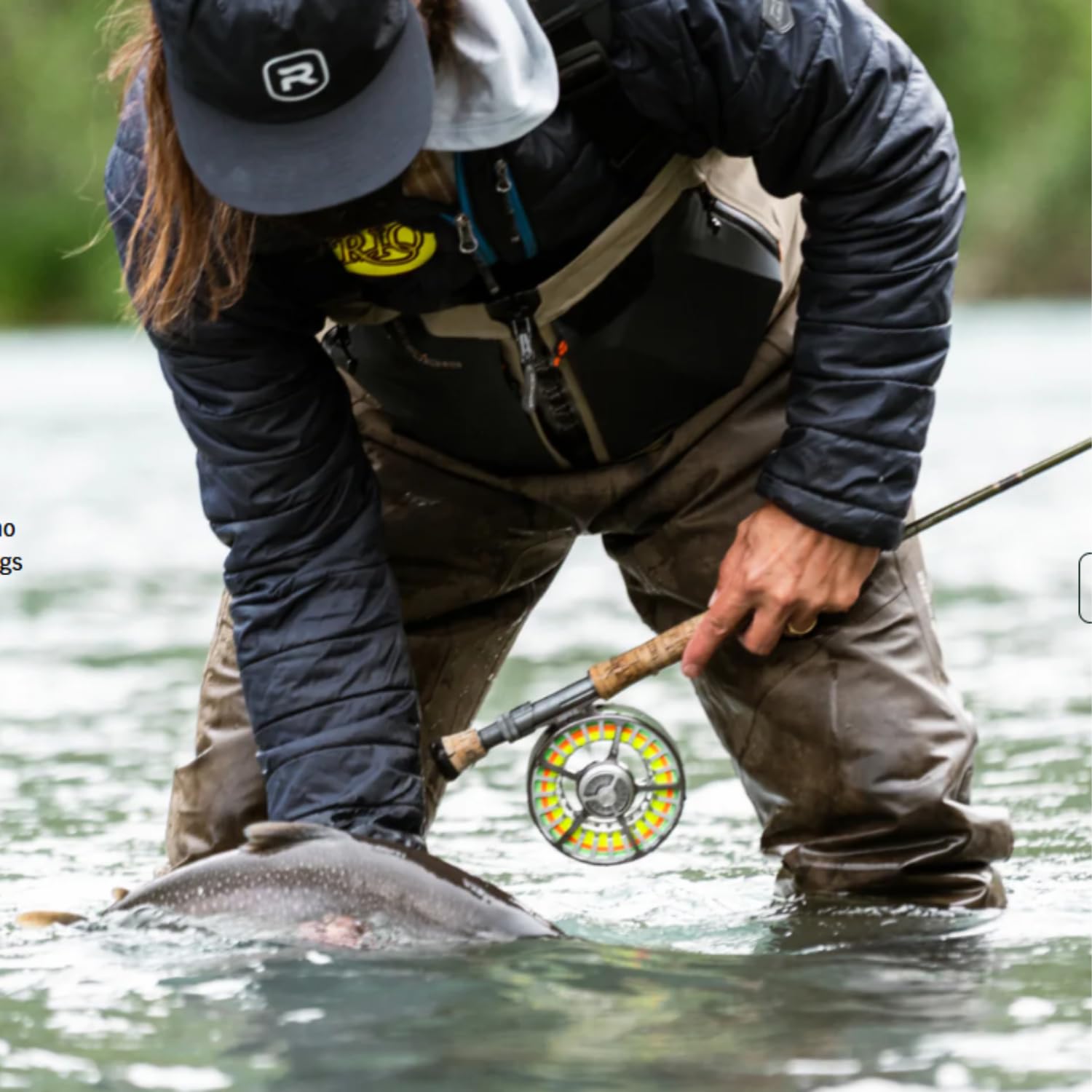 RIO zero-stretch backing enhances sensitivity and reduces tangles during retrieves