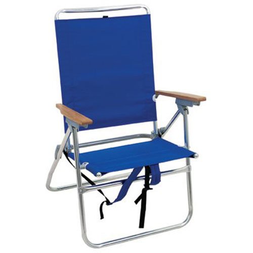 Rio Brands Hi Boy Beach Chair with 17-inch seat for easy in and out