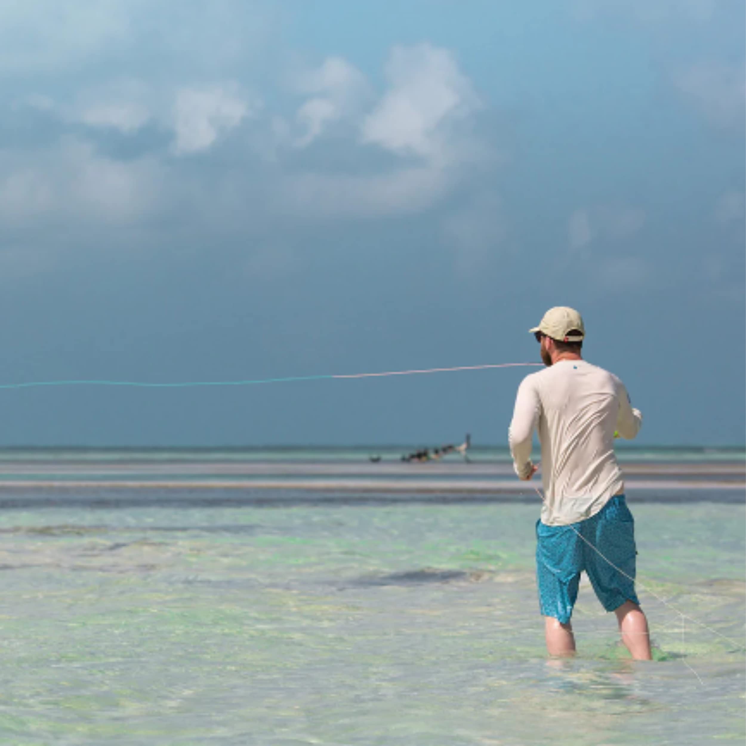 RIO Tarpon Dread Pirate orange/olive pattern suits aggressive tarpon in varied water