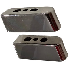 Riot Balls polished-chrome base pad close-up highlights premium finish and corrosion resistance.