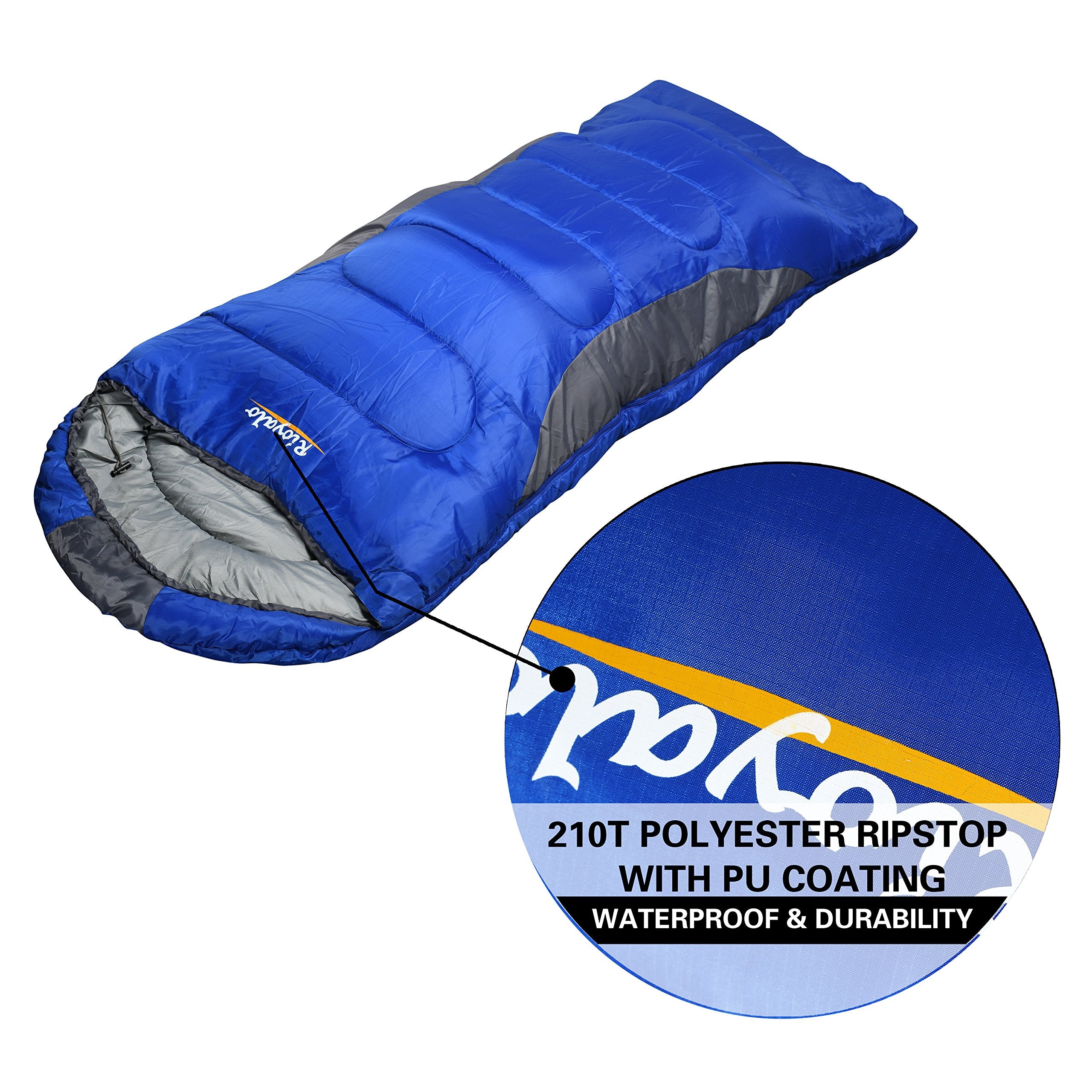 Rioyalo 190t Pongee lining provides skin-friendly, silky feel