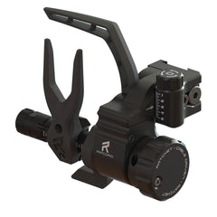 Ripcord Rest Ratchet in compact closed position demonstrates quiet, precise arrow rest for reliable shooting.