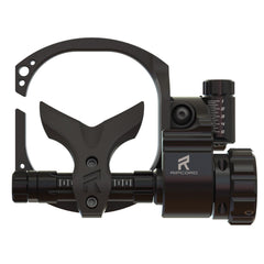 Ripcord Rest Ratchet compact front view shows durable limb-driven action for stable shots