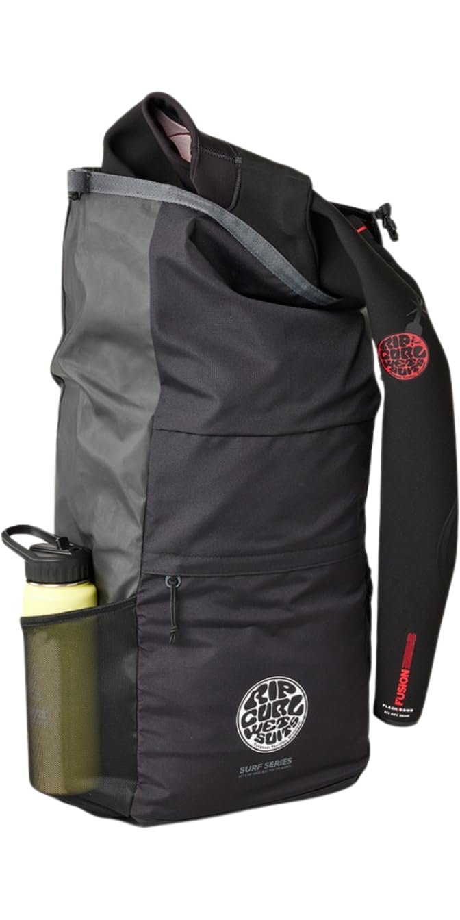 Rip Curl Ventura backpack durable 600D fabric with top coating withstands daily use.