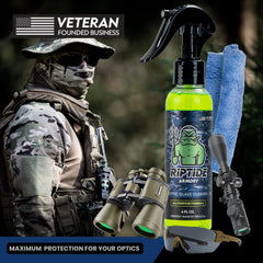 Riptide Armory Glass Cleaner spray nozzle for precise application.