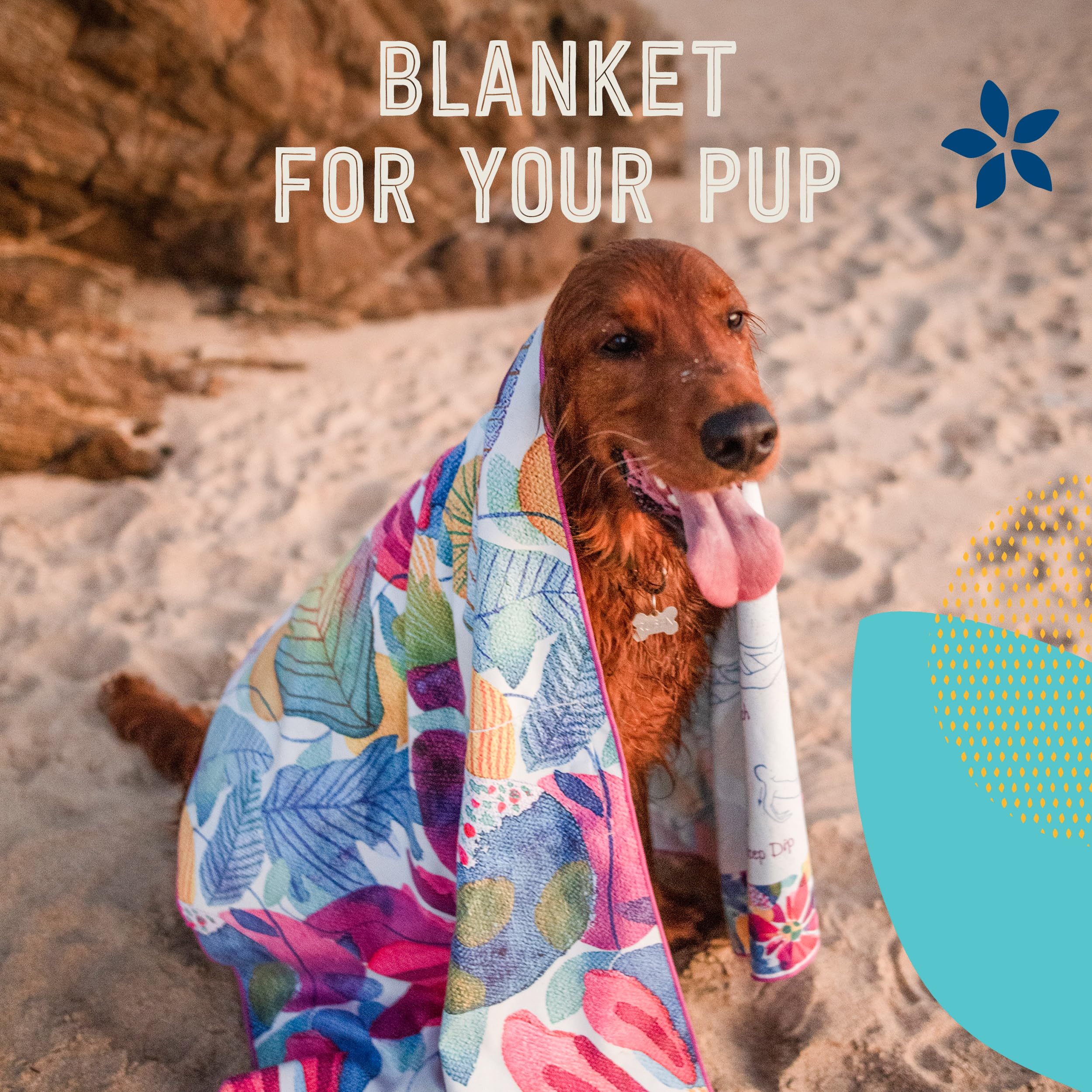 RipWrap Hawaii vibrant-prints towel brightens your beach day