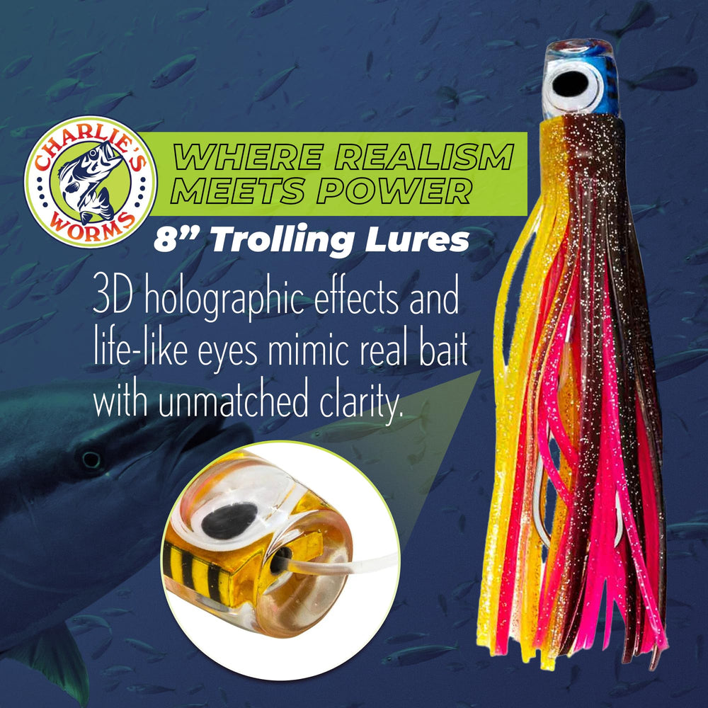 Rite Angler 150lb line and 2x stainless hooks for durable trolling