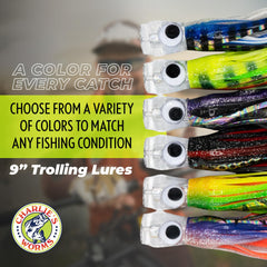 Heavy-duty 150 lb line with 2x stainless hooks.