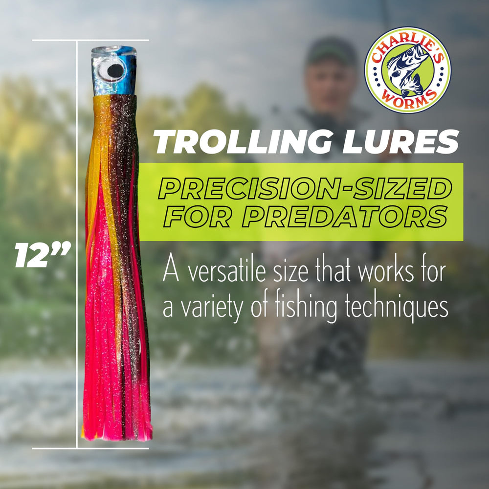 Rite Angler 150lb line and stainless hooks for heavy-duty trolling