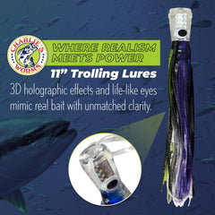 Rite Angler double heavy-duty skirts enhance action and reduce weed buildup