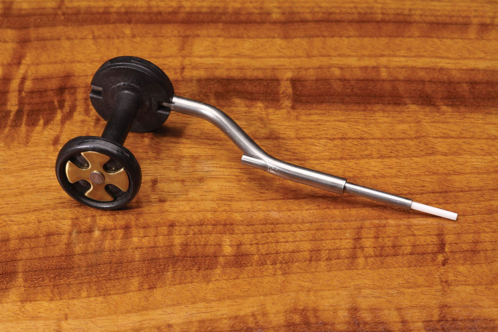 Rite Bobbin Ceramic Magnum ceramic insert delivers smooth thread tension control and long reach.