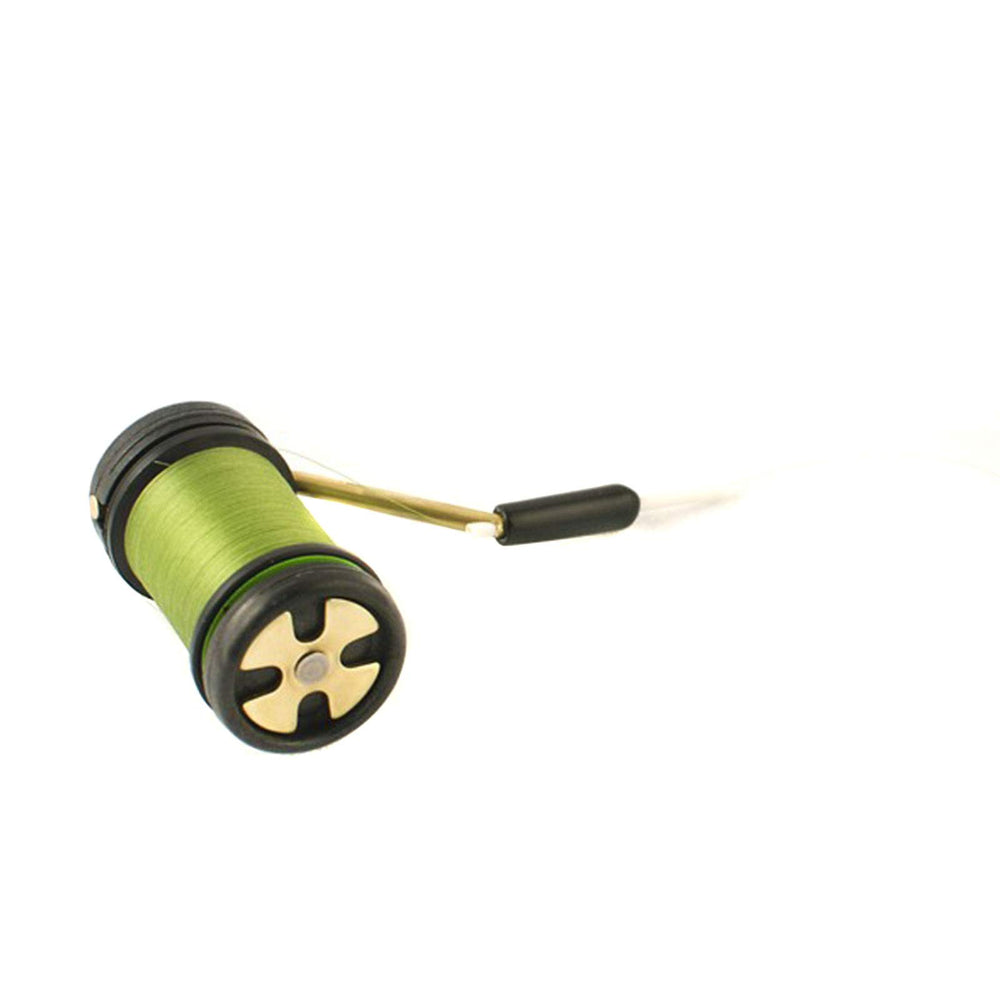 Rite Bobbin Shorty with zirconia ceramic tube for smooth threading on small patterns.
