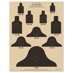 Rite in the Rain Alt C qualification targets for M16A1, 17x22 inches
