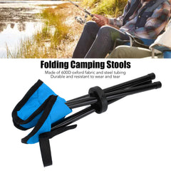 RiToEasysports camping tripod stool compact setup ideal for backpacking.