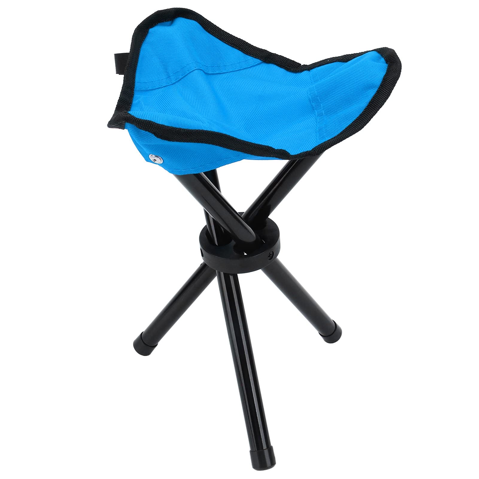 RiToEasysports camping tripod stool on lawn or garden for casual seating.