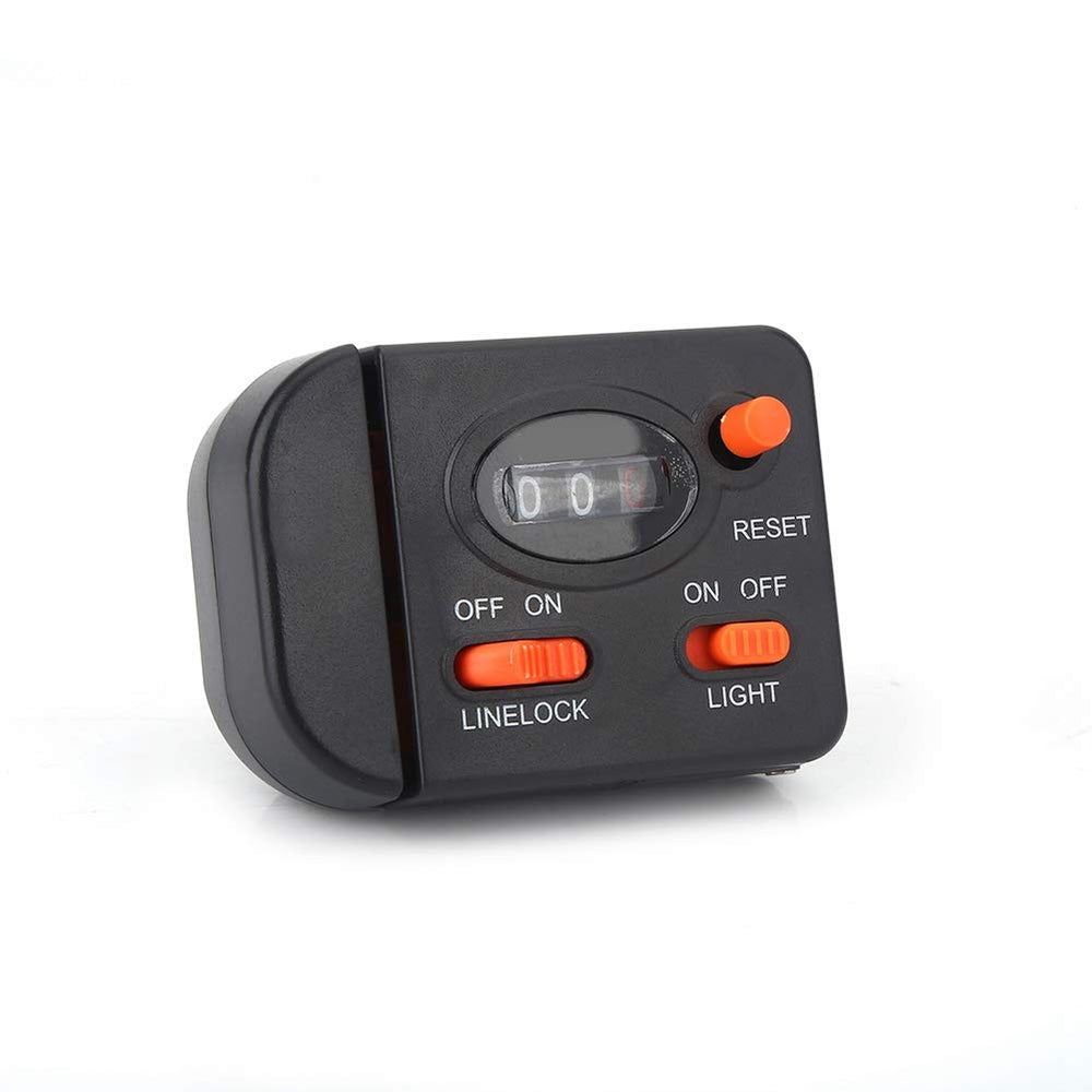 RiToEasysports fishing line counter clip-on for precise depth tracking.