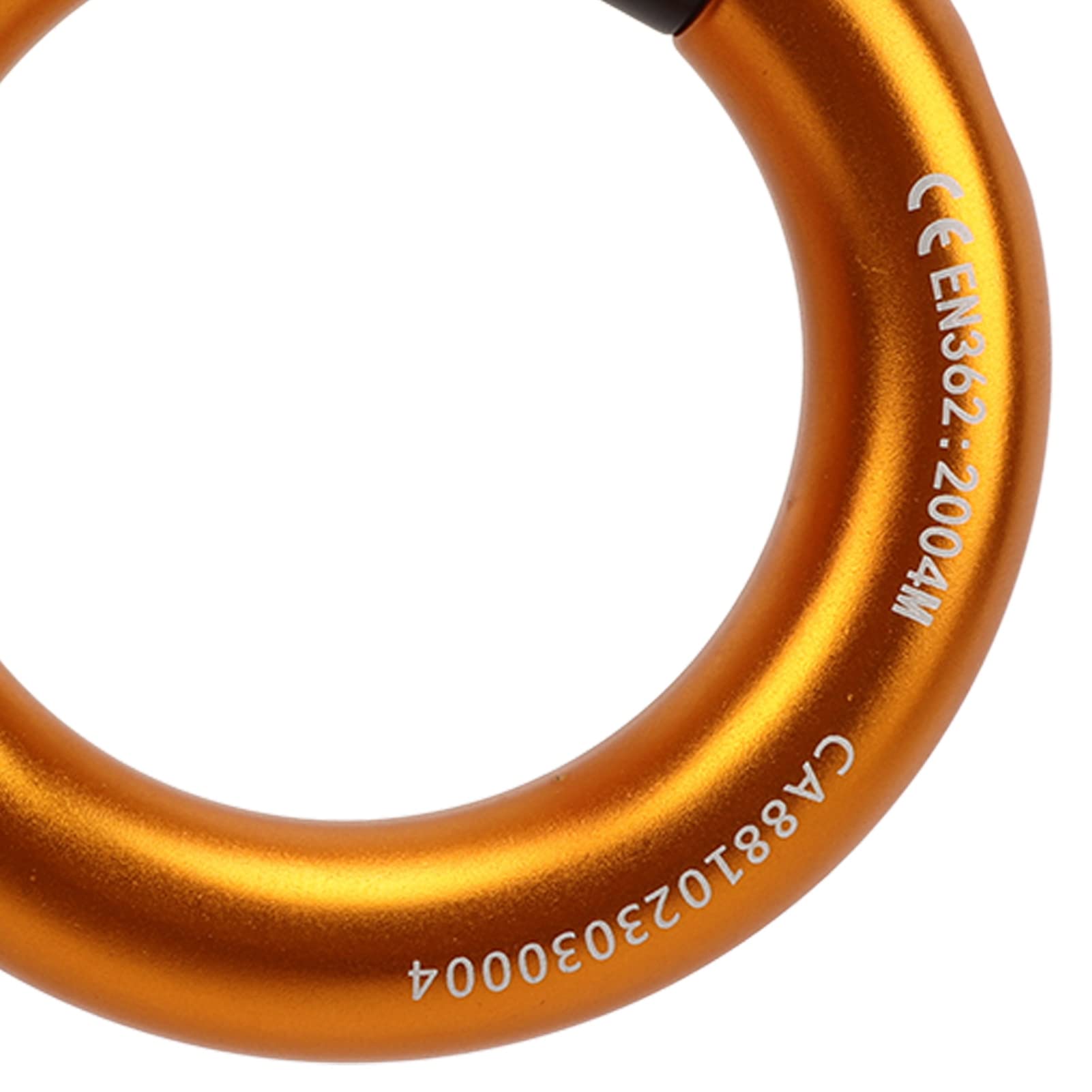 RiToEasysports gold rappel ring ideal for high-altitude descents and rigging