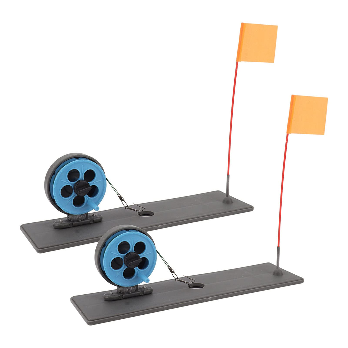 RiToEasysports ice fishing flag marker rod with bright flag for quick line detection on ice.