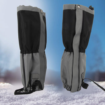 RiToEasysports gaiter features long hook-and-loop closure for quick wear.