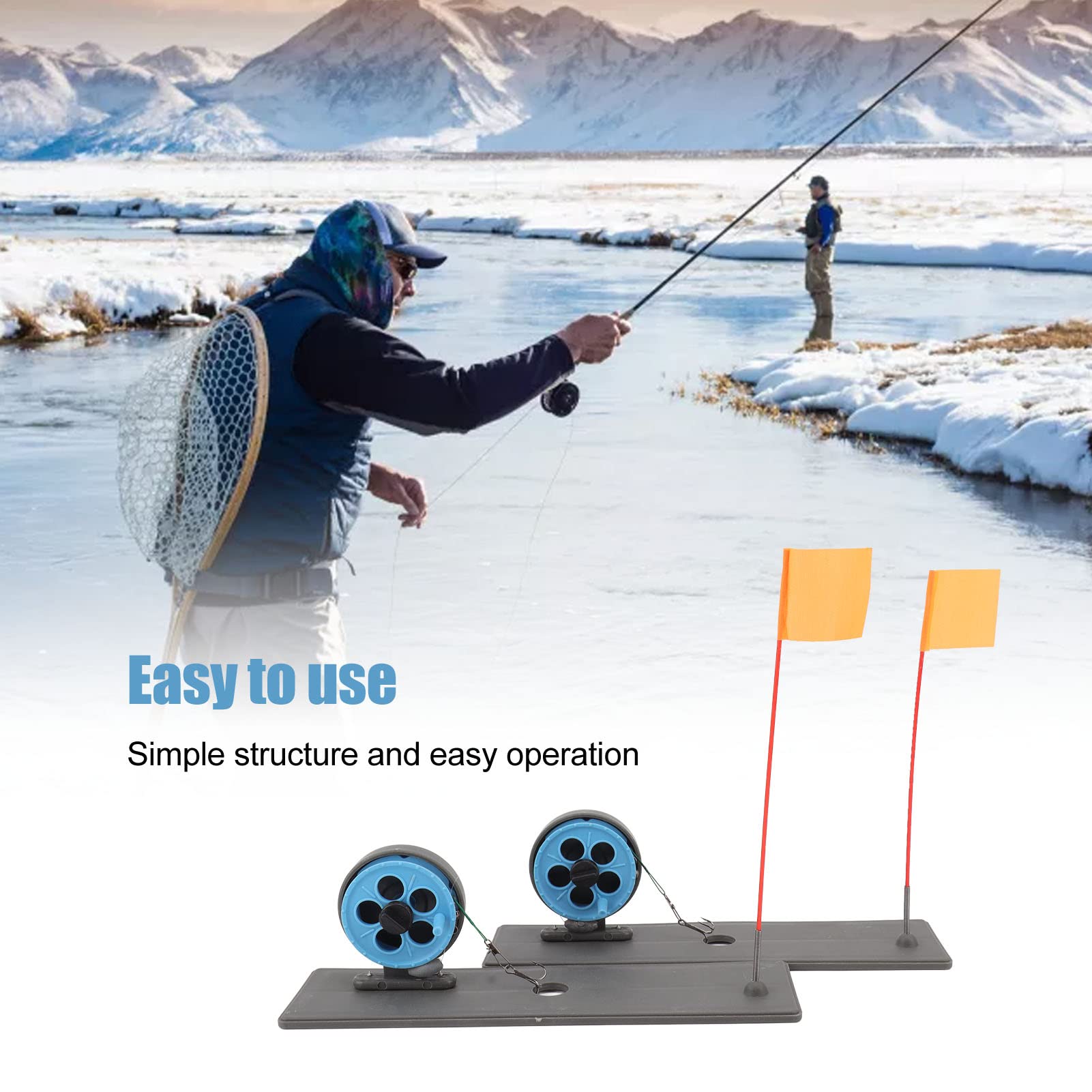 RiToEasysports portable and lightweight design fits easily into your tackle bag.