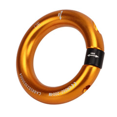 RiToEasysports rappel ring 24kn aluminum for secure anchor points in climbing