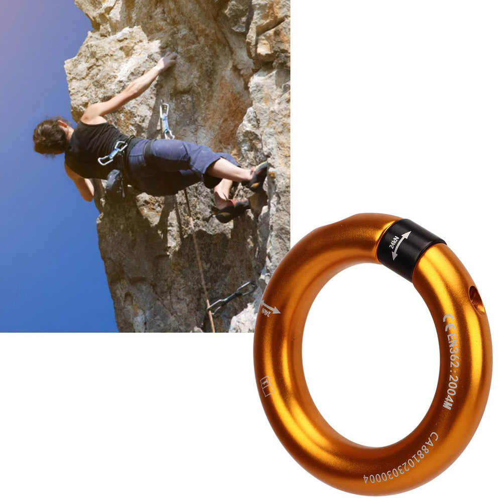 RiToEasysports rock climbing O ring suitable for belay and descent setups