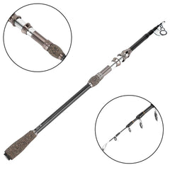 RiToEasysports stretchable rod extended from 1.8 to 2.7 meters.