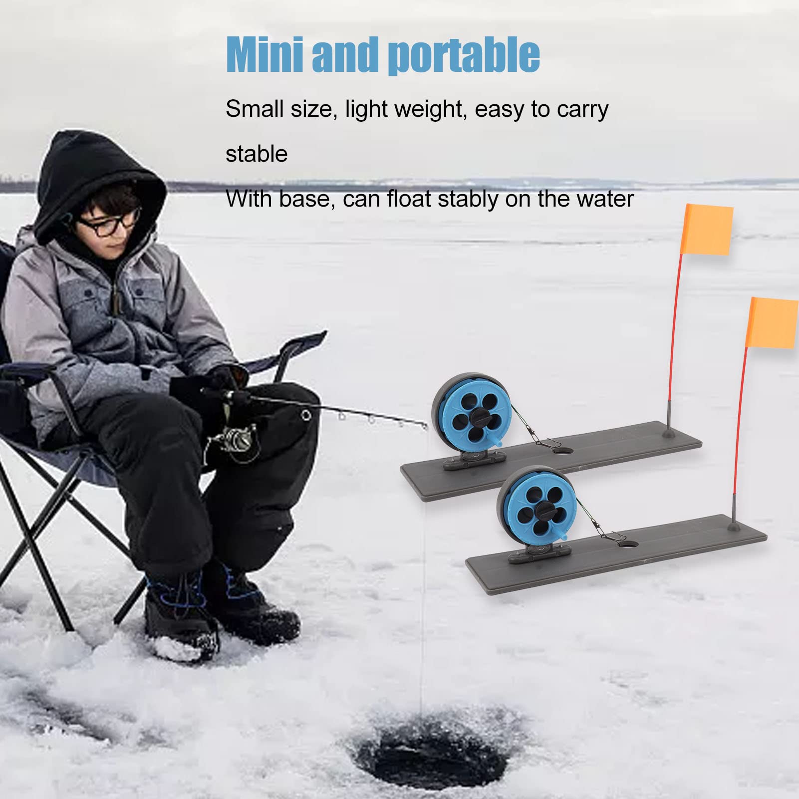 RiToEasysports includes two platforms and two flags for versatile winter setups.