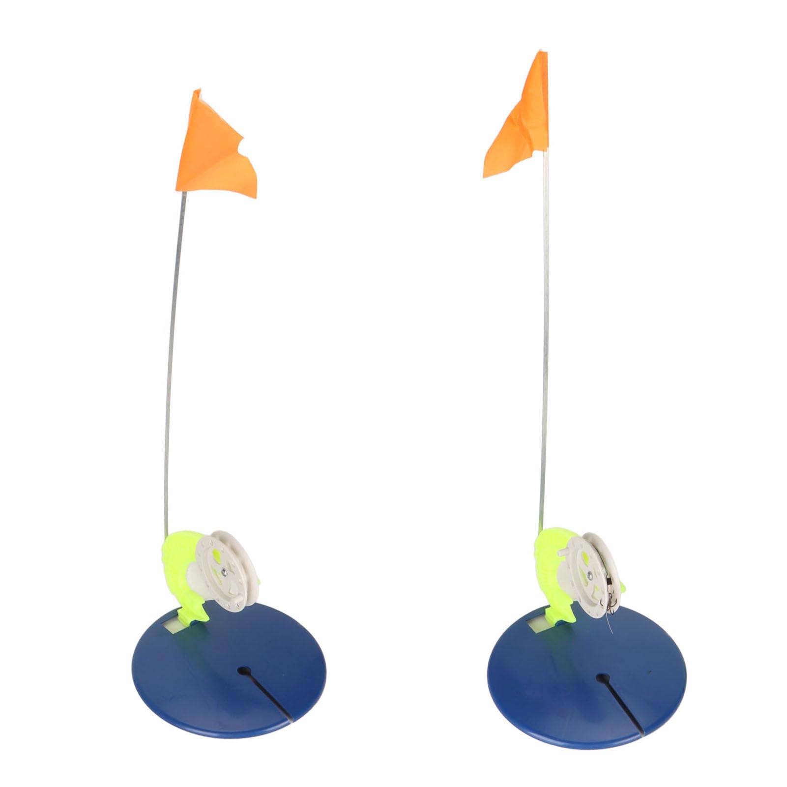 RiToEasysports ice fishing flag indicator in action signals bites.