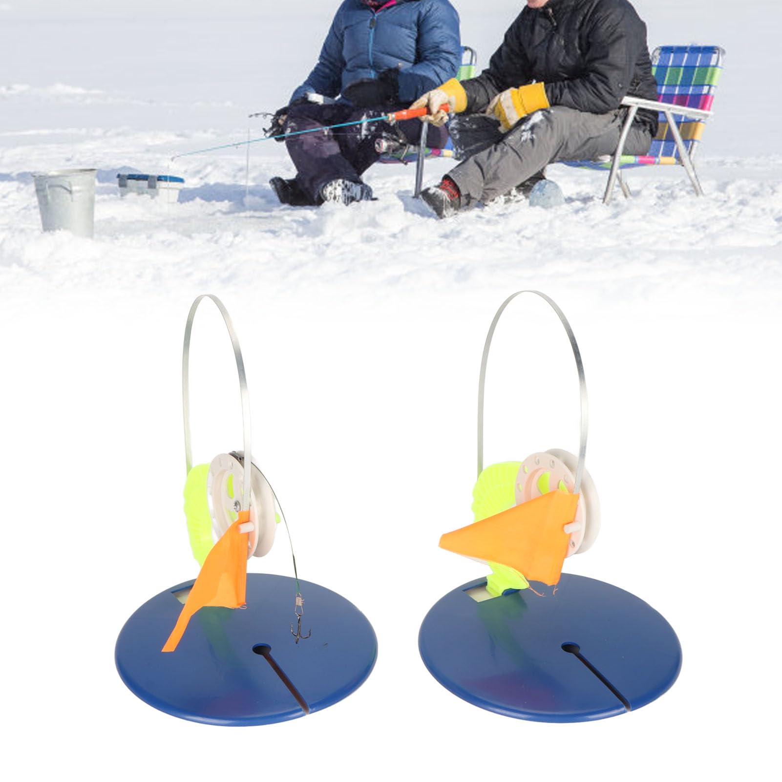 RiToEasysports portable ice fishing kit bag for transport.