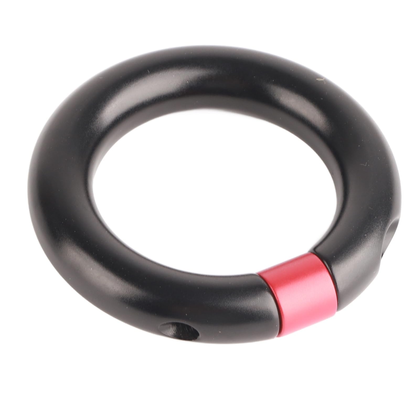 RiToEasysports rappel ring in black aluminum for durable anchor use