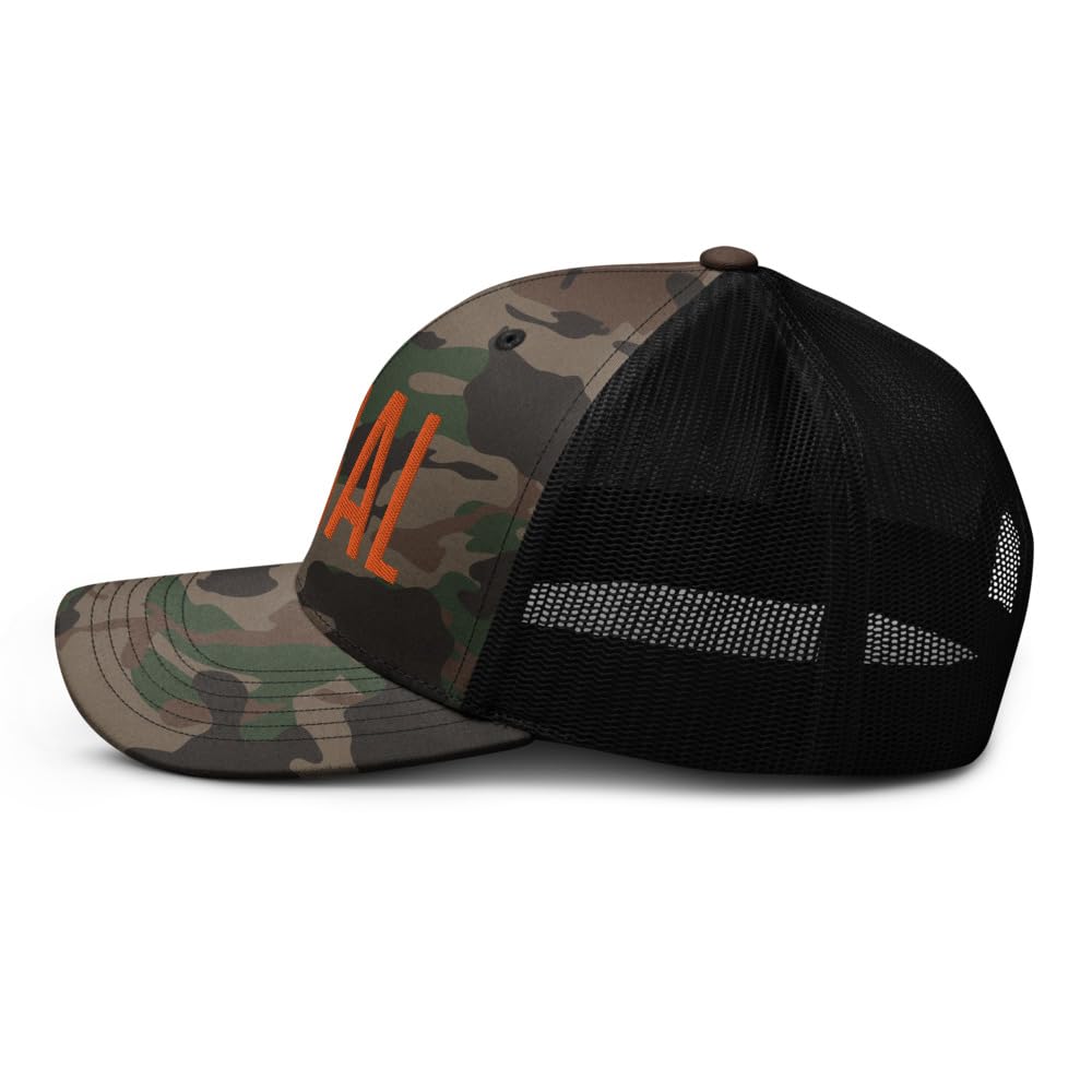 RIVEMUG camo feral hat packaging protects shape during transit