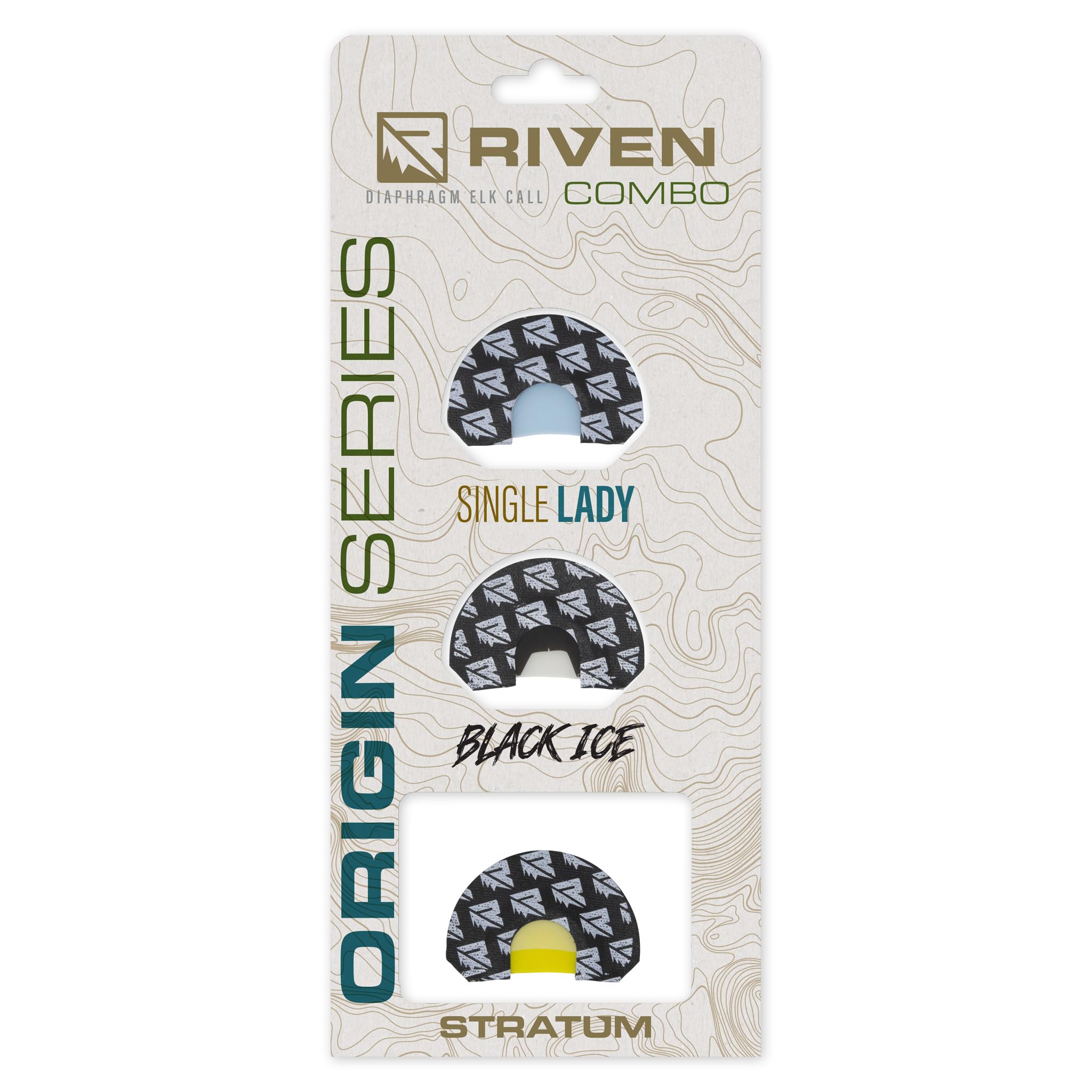 RIVEN Origin Black Ice elk call producing sharp bull sounds for attracting bulls