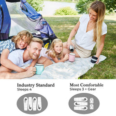 Rivenlo removable rainfly on a waterproof tent shell
