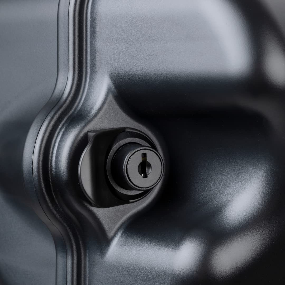 Interior polypropylene liner protects rods in RiverSmith Euro Quiver Transport Rack 11'4" Black
