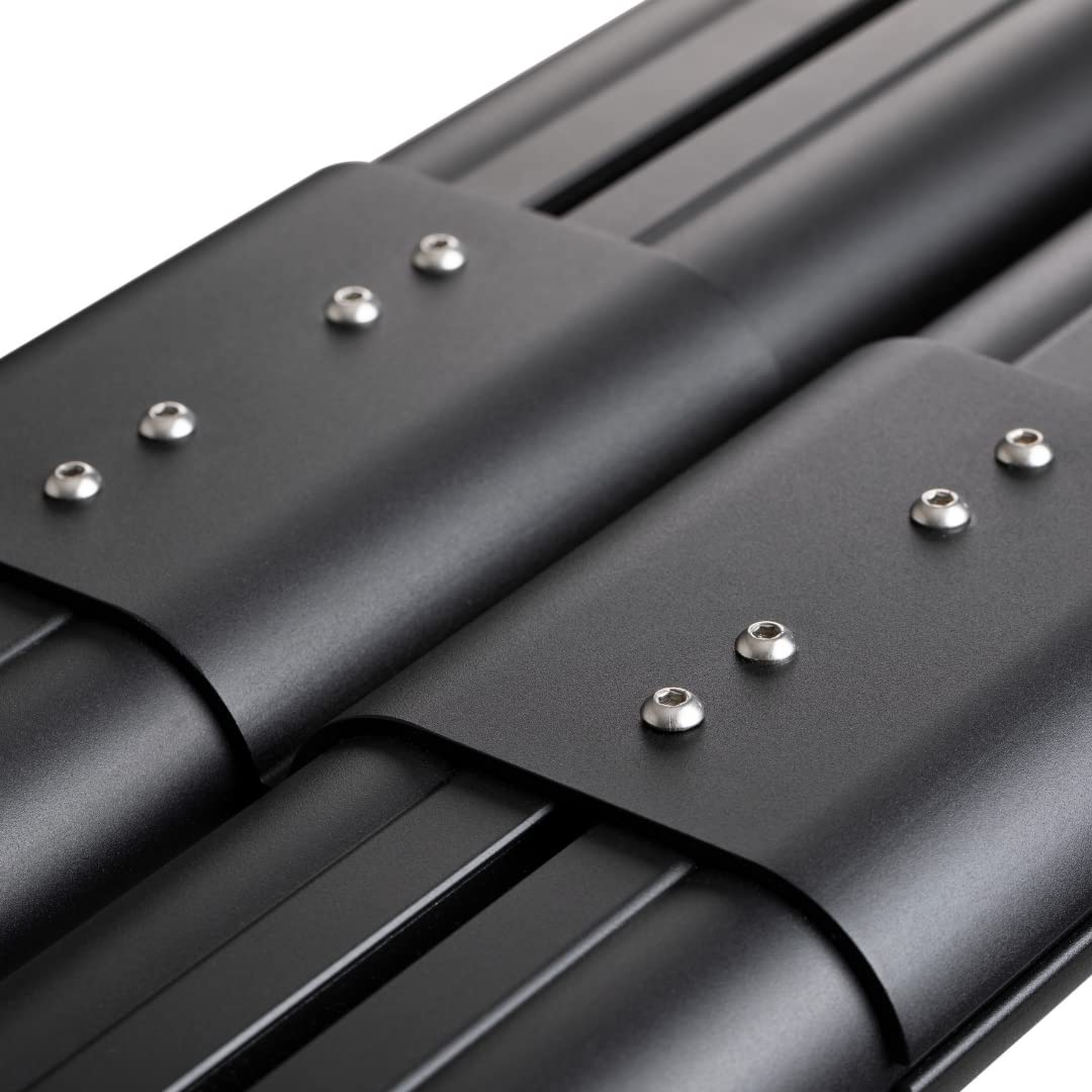 Bottom mounting features of RiverSmith Euro River Quiver Transport Rack 11'4" Black