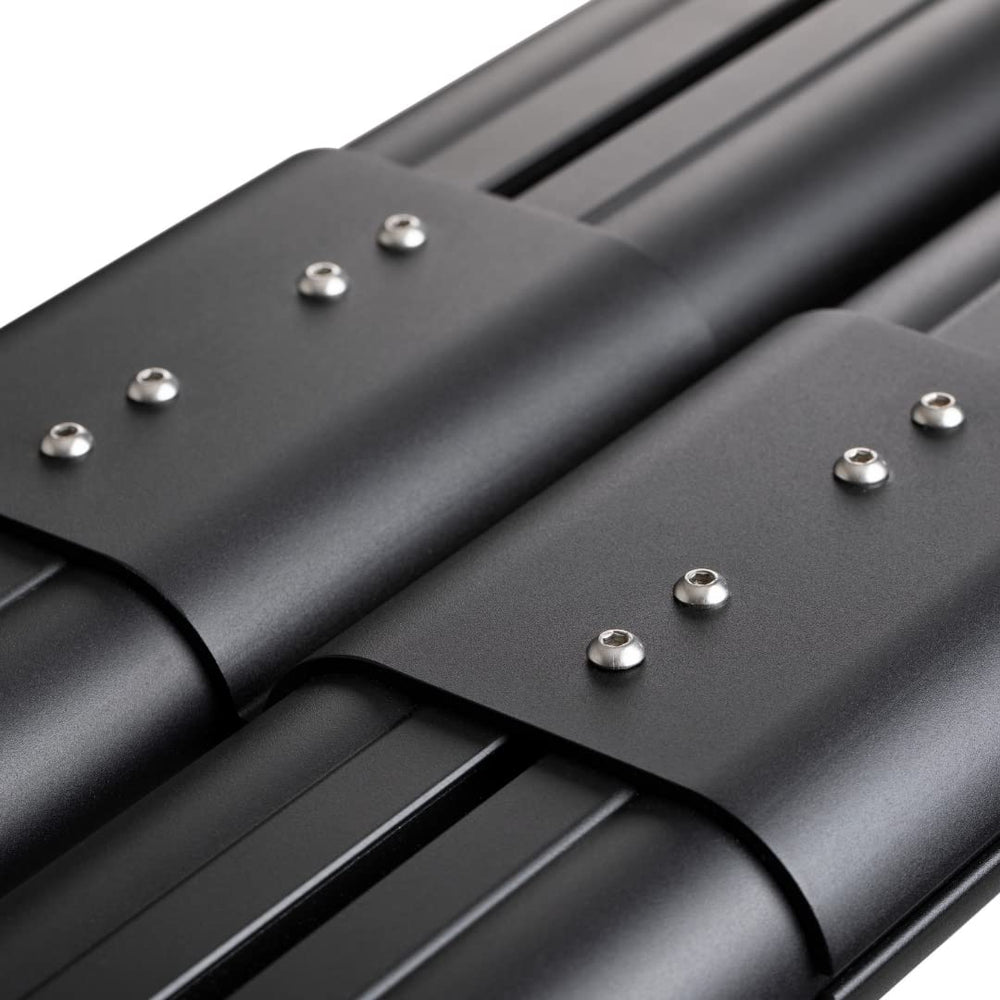 Bottom mounting features of RiverSmith Euro River Quiver Transport Rack 11'4" Black