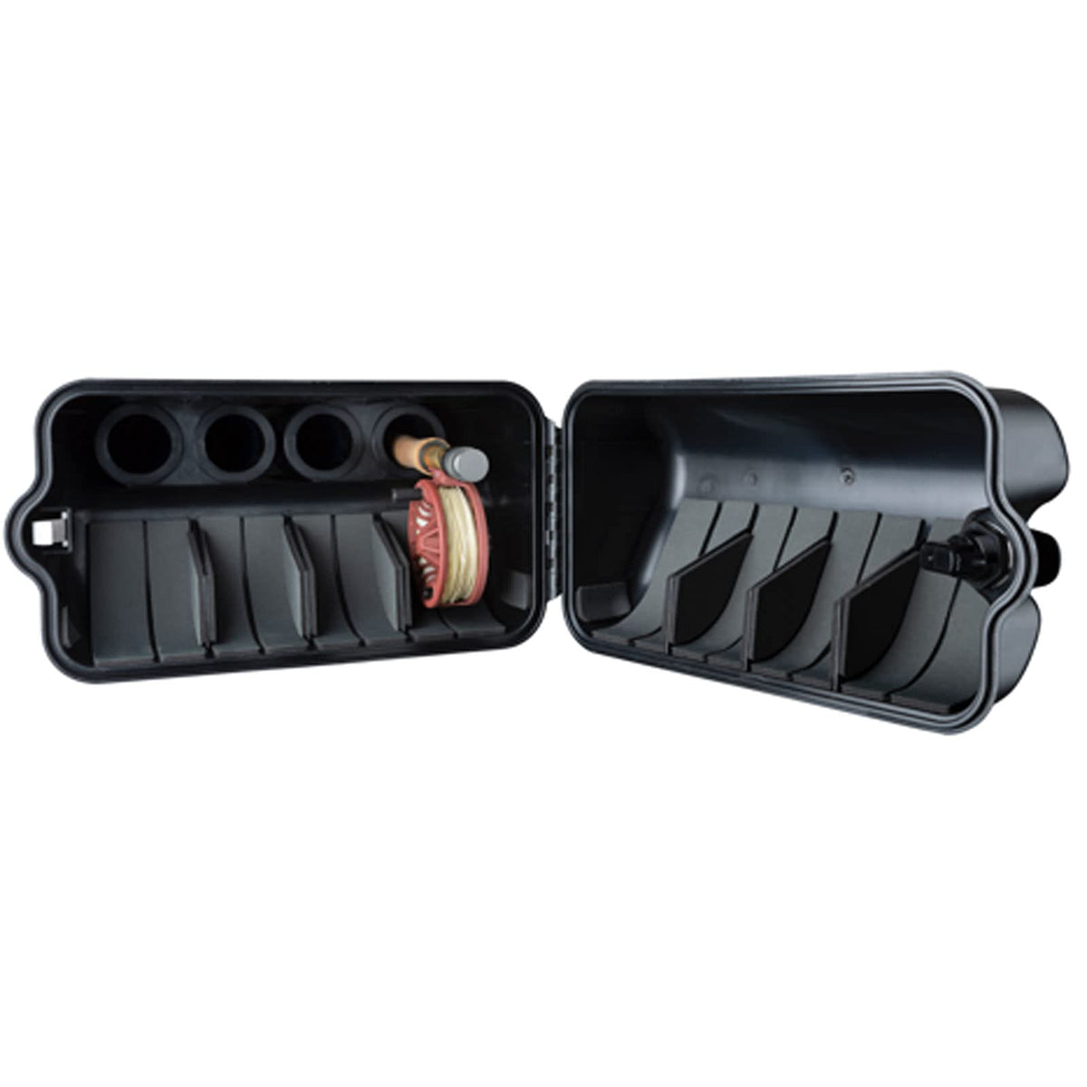 RiverSmith Reel Box Pads inside the River Quiver for added reel protection