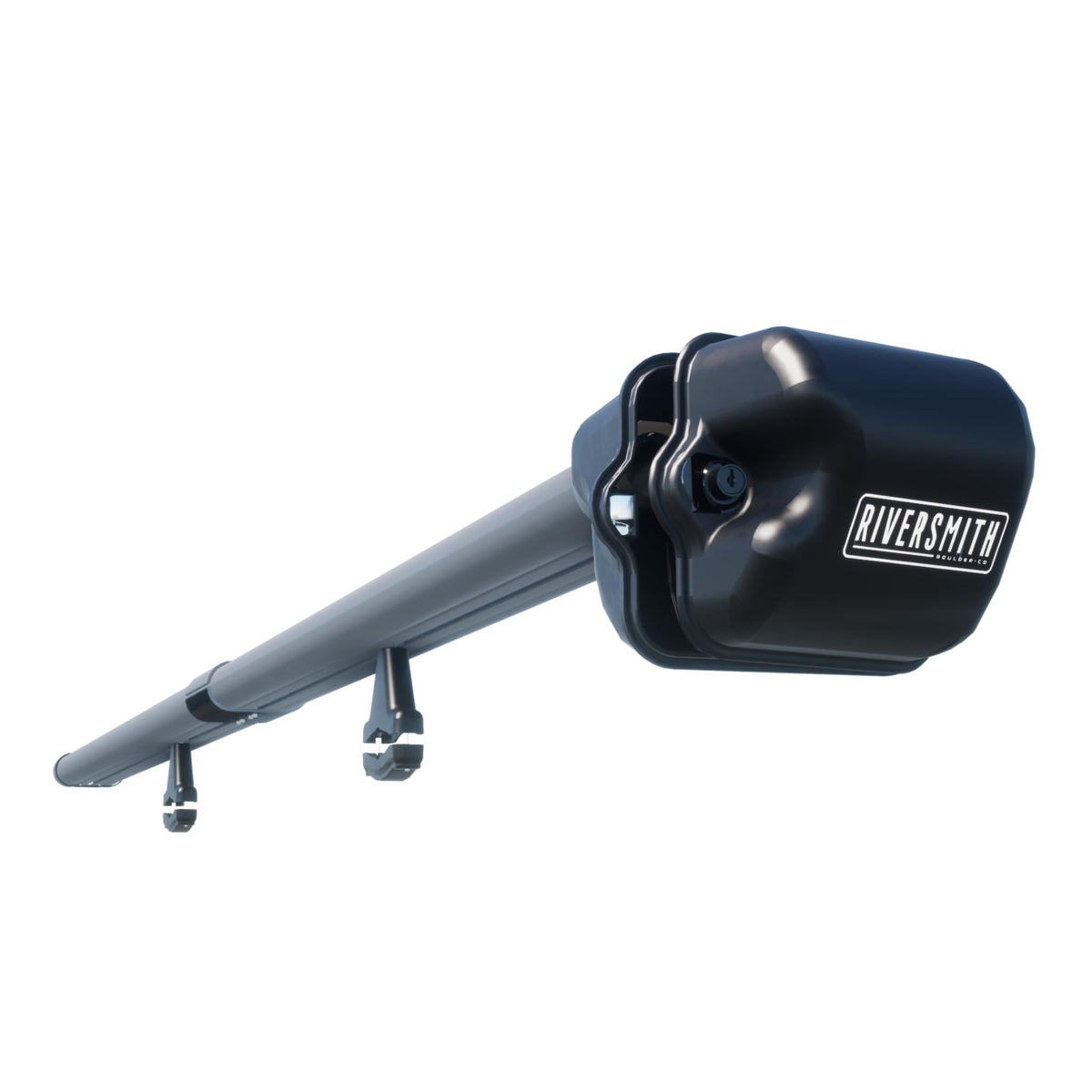 RiverSmith River Quiver 2-Banger roof rack holds two fly rods securely for fast access