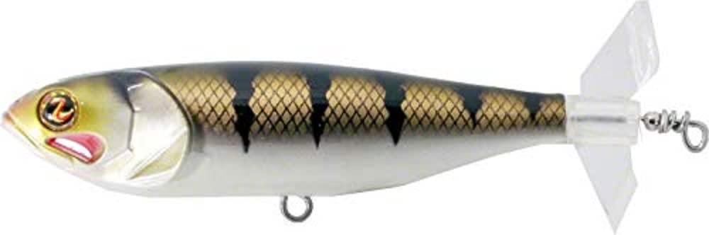 River2Sea CL-TN130/09 Chris Lane topwater prop bait in perch finish for surface strikes