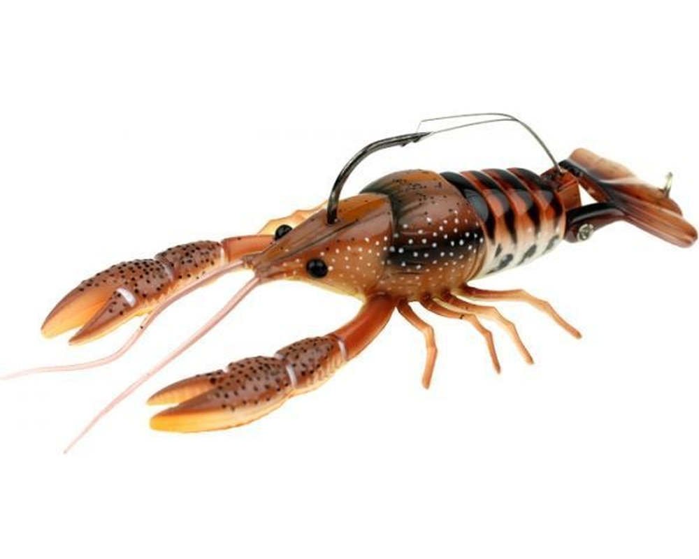 River2Sea Clackin' Crayfish 130-05 demonstrates realistic crayfish action to attract bass