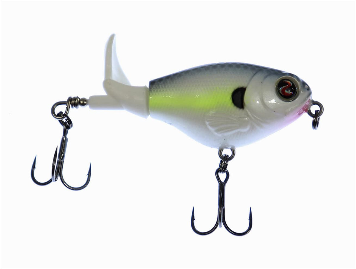 River2Sea Whopper Plopper 60 I Know It lure in action with topwater plop for bass fishing