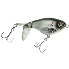 River2Sea Whopper Plopper 75 Chrome Black lure for topwater musky fishing and all-day action