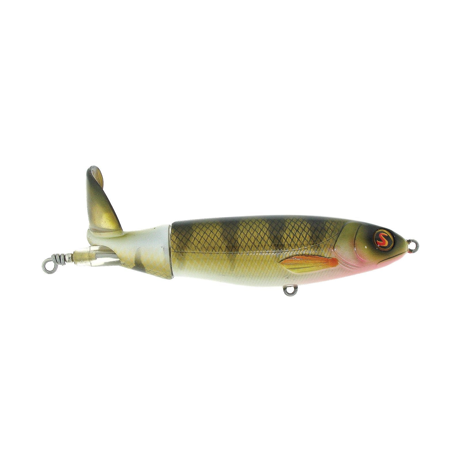 River2Sea WPL130/09 Whopper Plopper with rattles for audible attractor during topwater retrieves.