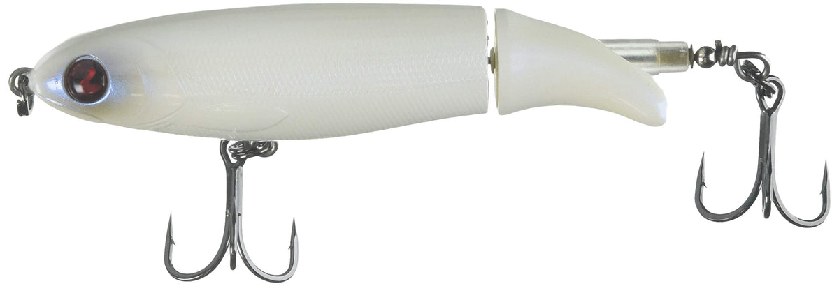 River2Sea Whopper Plopper WPL130/21 powder side view, topwater wobble attracts strikes