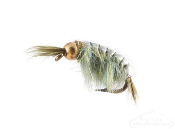 RiverBum Scud Bead Head Pink size 10 bright lure for wary trout