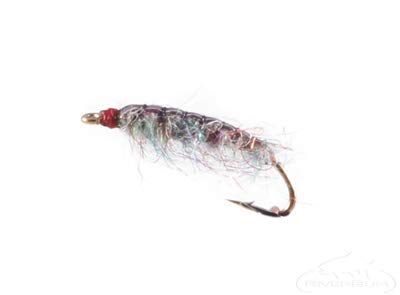 RiverBum Scud Olive Gray size 20 versatile color for varied water conditions