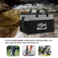 Riverruns fly fishing storage bag with organized pockets for gear