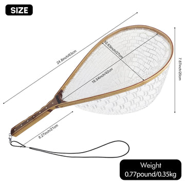 Riverruns knotless-soft-mesh minimizes tangles and line snags.